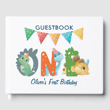 Dinosaur First Birthday Photo