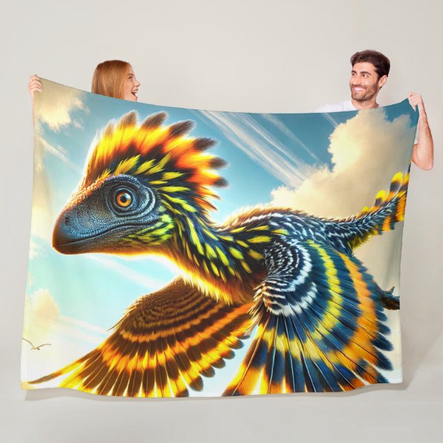 Dinosaur Fleecefilt (På plats)