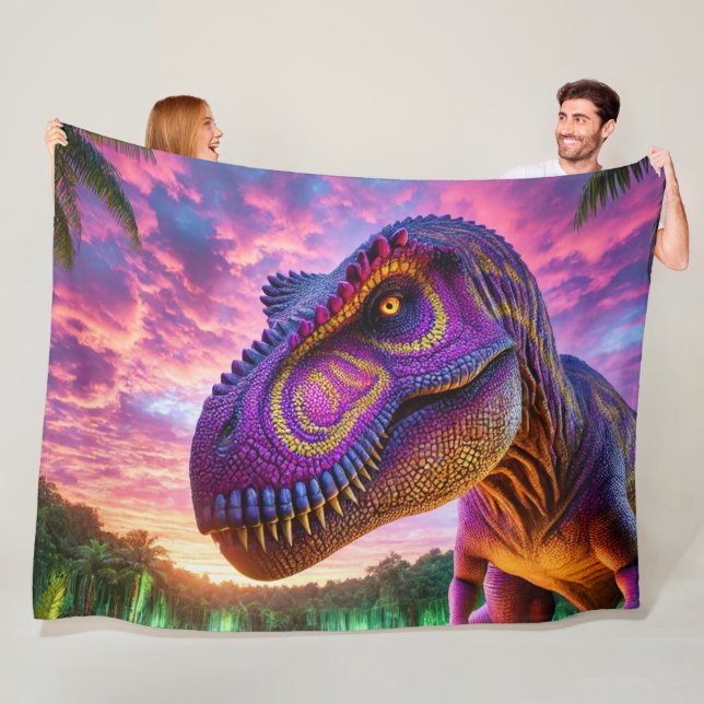 Dinosaur Fleecefilt (På plats)