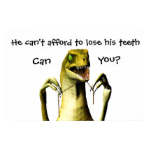 Dinosaur Flossing poster
