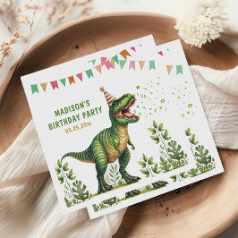 Dinosaur födelsedag pappersservett