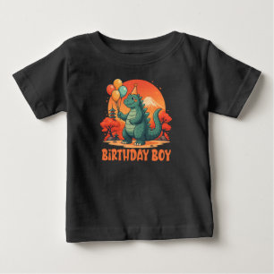 Dinosaur födelsedags pojke t shirt
