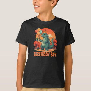Dinosaur födelsedags pojke t shirt