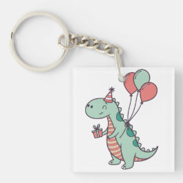 Dinosaur-födelsedagsdesign för Tecknad