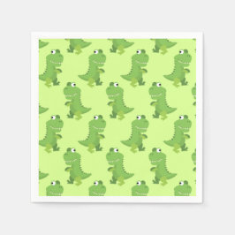 Dinosaur-Födelsedagsfest Pappersservett