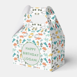 Dinosaur Födelsedagsfest Photo Presentaskar