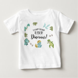 Dinosaur Födelsedagsfest T Shirt