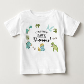 Dinosaur födelsedagsfest t shirt