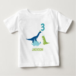 Dinosaur-Födelsedagsfest T Shirt