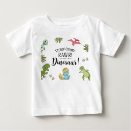 Dinosaur födelsedagsfest t shirt