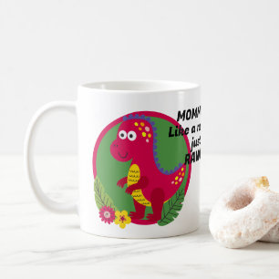 Dinosaur för anpassningsbar-foto och Personlig Kaffemugg