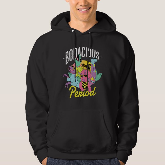 Dinosaur för doftaciös period hoodie (Framsida)