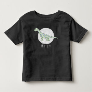 Dinosaur för klotter för personligsmåbarnpojke med t shirt