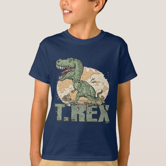 Dinosaur för T. Rex vid Mudge studior T-shirt (Framsida)