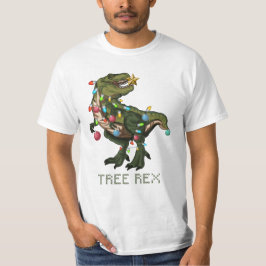 Dinosaur för trädRex jul T Shirt