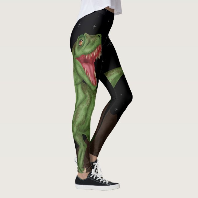 Dinosaur - Förhistorisk natt Leggings (Höger)