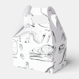 Dinosaur Fossil Bones Mönster Presentaskar