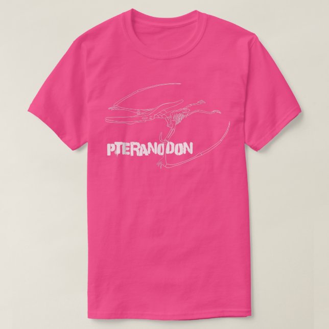 Dinosaur Fossil Skeleton Pteranodon T-Shirt (Design framsida)