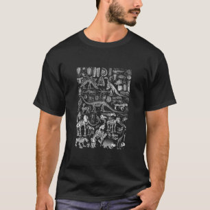 Dinosaur Fossils T-Rex Paleontology Science Scienc T Shirt