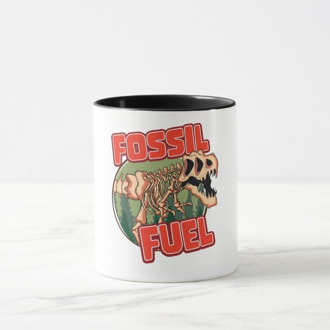 Dinosaur "Fossilt bränsle" Mugg (Center)