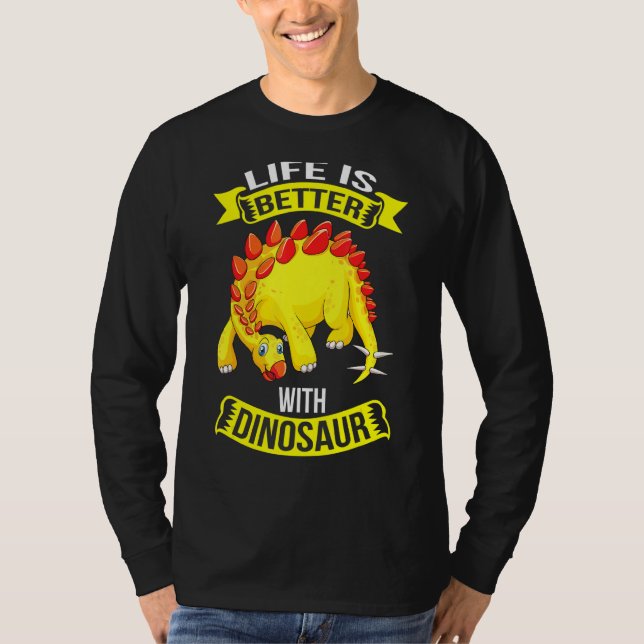 Dinosaur från terminalperiodiska söppningar t shirt (Framsida)