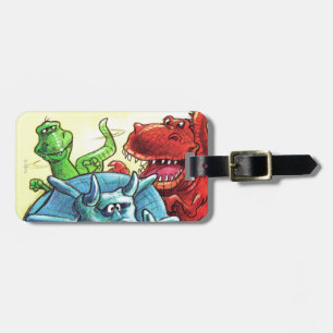 Dinosaur Friends Bagagebricka