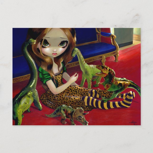 "Dinosaur Friends III" vykort (Framsida)