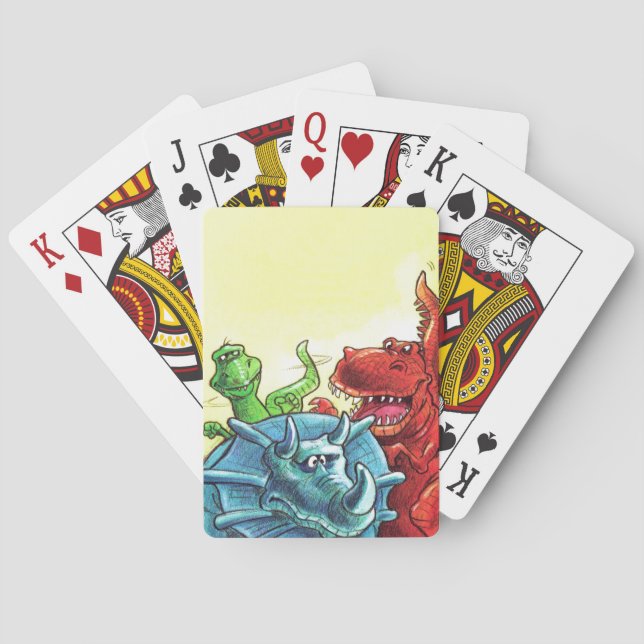 Dinosaur Friends Spelkort (Baksidan)