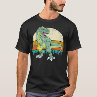 Dinosaur Frolf Player Gift T Rex Golfer Dino Shirt
