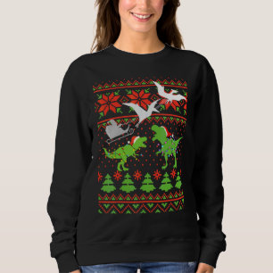 Dinosaur ful jultröja för barn t shirt
