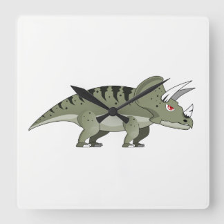 Dinosaur Fyrkantig Klocka
