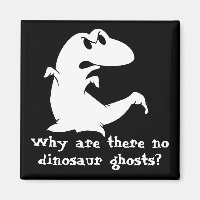 Dinosaur Ghost Magnet (Framsidan)