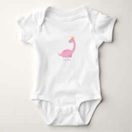 Dinosaur Girl Rosa Illustrated Baby T-shirt
