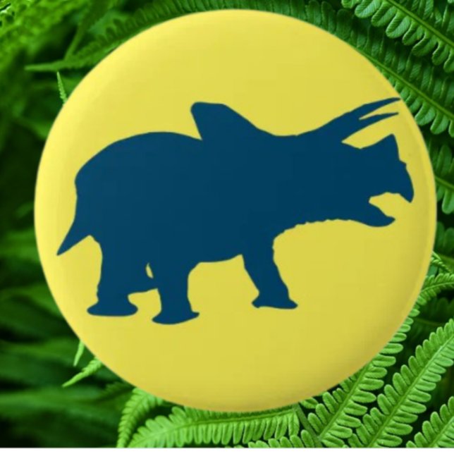 Dinosaur glada fest  Gul Knapp (Bring your dream party to life with our selection of quality Dinosaur themed party supplies )