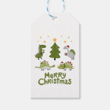 Dinosaur "God jul Design Gift Märkre