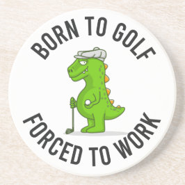 Dinosaur golfer född i golf force för att arbeta l underlägg