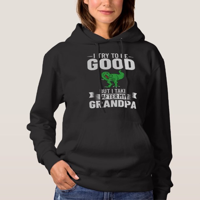 Dinosaur Grandpa Saurus Grandpasaurus T Shirt (Framsida)