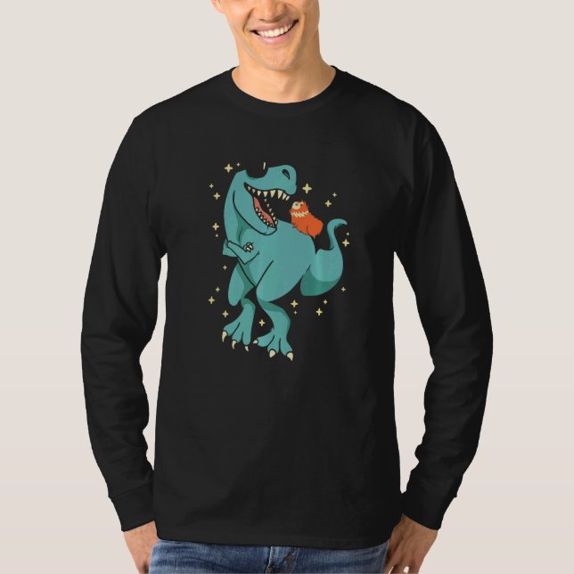 Dinosaur Graphic Guinea Pig Owner Pet Cavy Animal  T Shirt (Framsida)