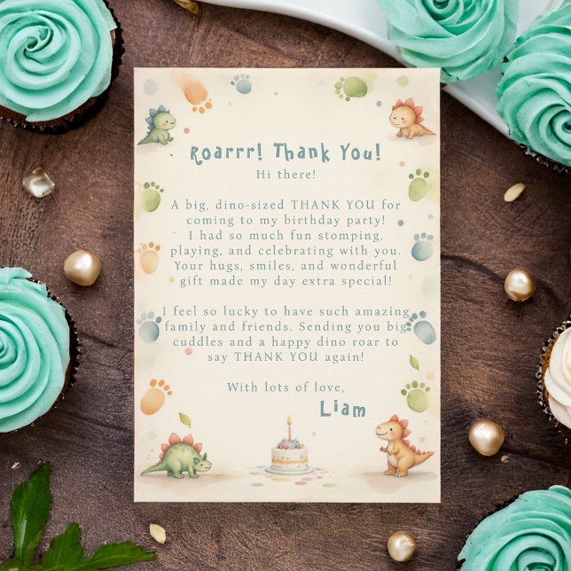Dinosaur Gratulationskort  En-a-Saurus 1-årsdag Inbjudningar (Skapare uppladdad)