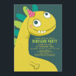 Dinosaur Grönt Roligt Cute Simple Kids 1:e födelse Inbjudningar<br><div class="desc">Anpassa den här Snyggten Roligt Bards 1:a födelsedagsbjudan med en originalbild av en söt enkel gult grönt färg dinosauer från. Perfekt för alla födelsedag. Neutraltens utformning,  perfekt för en pojke eller en flicka-födelsedagsfest.</div>