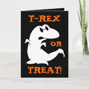 Dinosaur Halloween Kort