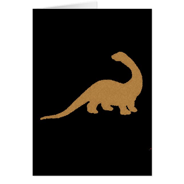 Dinosaur Hälsningskort (Framsidan)