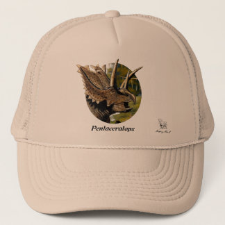 Dinosaur Hat Pentaceratops Porträtt Gregory Paul Keps