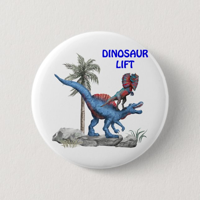 Dinosaur Hiss Knapp (Framsida)