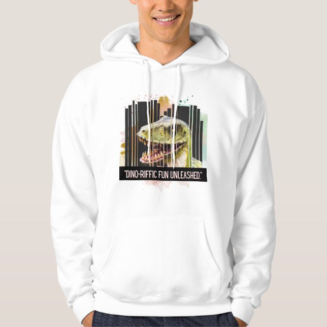 dinosaur hoodie (Framsida)