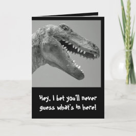 Dinosaur Humor Kort