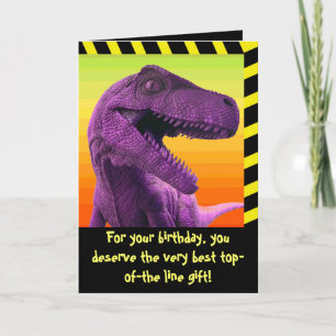 Dinosaur Humor Kort