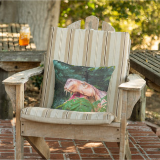 Dinosaur i skogen.  kudde