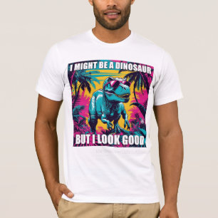 Dinosaur i solglasögon Rolig T-shirt – Förhistoris