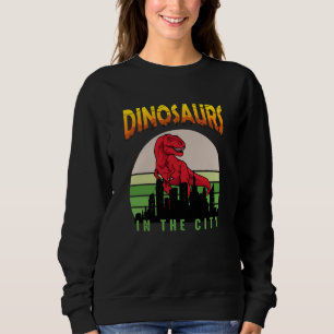 Dinosaur i staden Dinosaur Design T Shirt